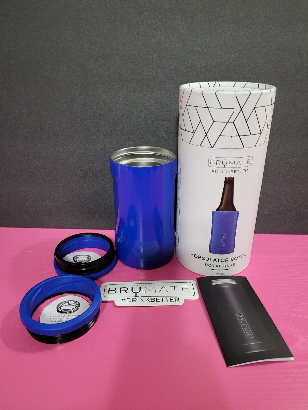 BrüMate Hopsulator Bottle Cooler - Royal Blue (1120)